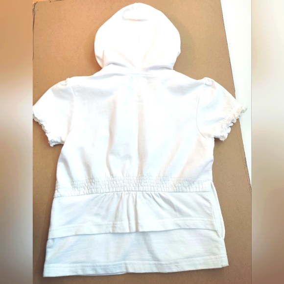 Levi's Kids White Hoodie full zip up Spring Jacket size 5 - Picture 7 of 11